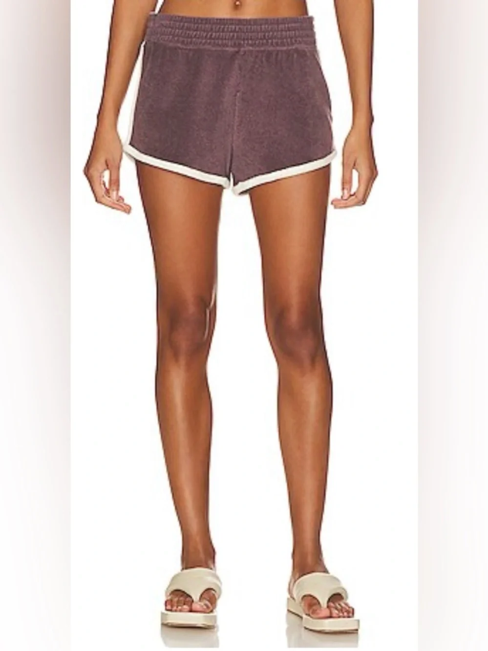 The Great Microterry Shorts in Vintage Mulberry size 2/Medium - Picture 1 of 5